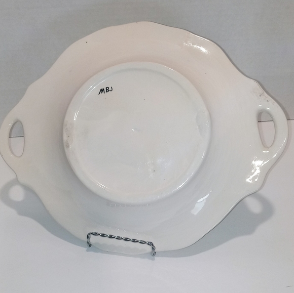 MBJ Handmade Hand painted embossed  glazed. MBJ Handmade Hand painted embossed - Picture 3 of 4